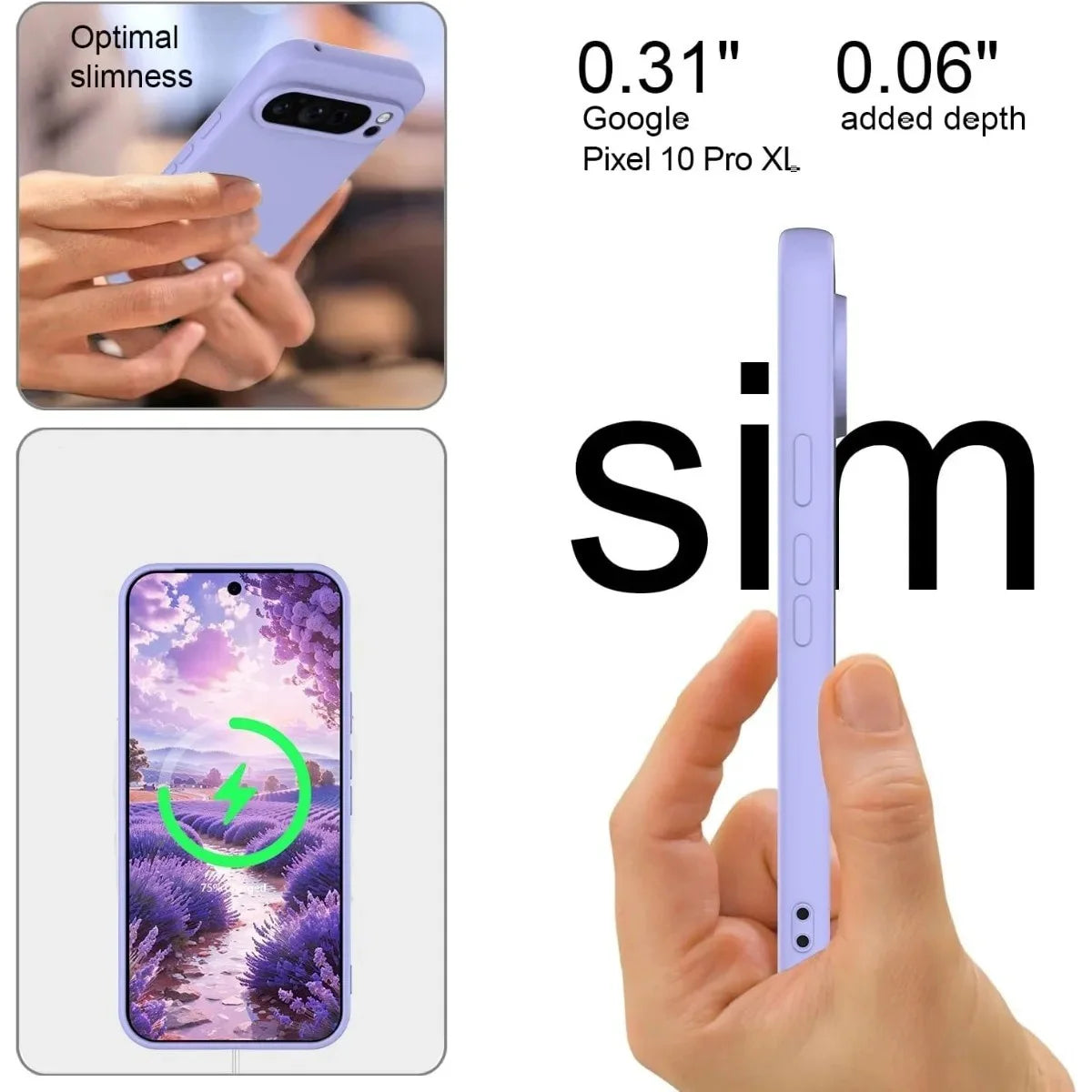 Skin-Friendly Soft Silicone Shockproof Case for Google Pixel