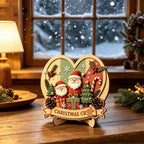 Christmas Wooden Tabletop Décor – Santa, Snowman & Reindeer