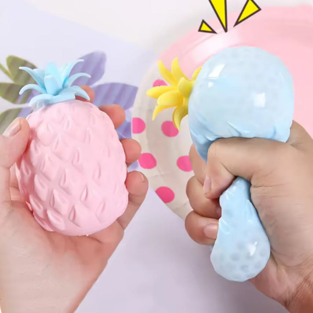 Pineapple Water Bead Squishy Toy – Soft Squeeze Sensory Fidget