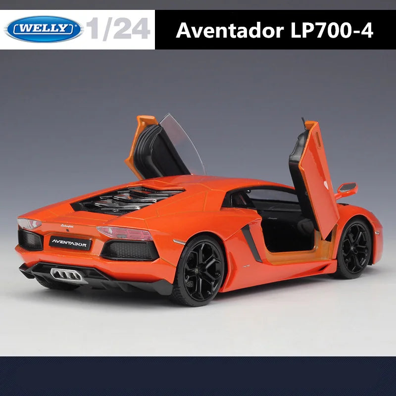 1:24 Lamborghini Aventador LP700-4 Alloy Sports Car Model Diecast Metal Racing Vehicles Car Model Simulation Kids Toy Gift