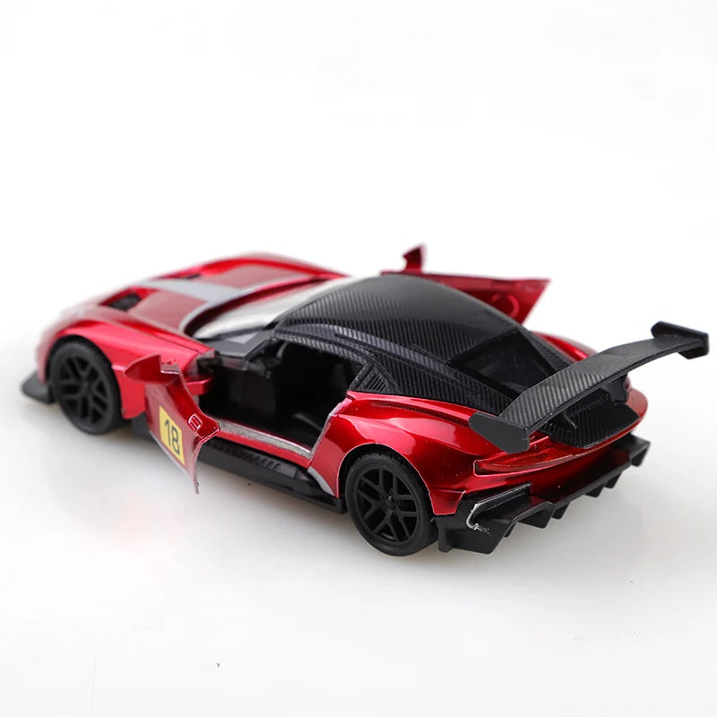 1:36 Alloy Pullback Racing Car – Metal Die‑Cast Toy Model for Kids & Collectors