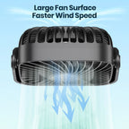 🌬️🏕️ TOPK 4-Inch USB Mini Portable Fan – 3 Speeds 360° Adjustable