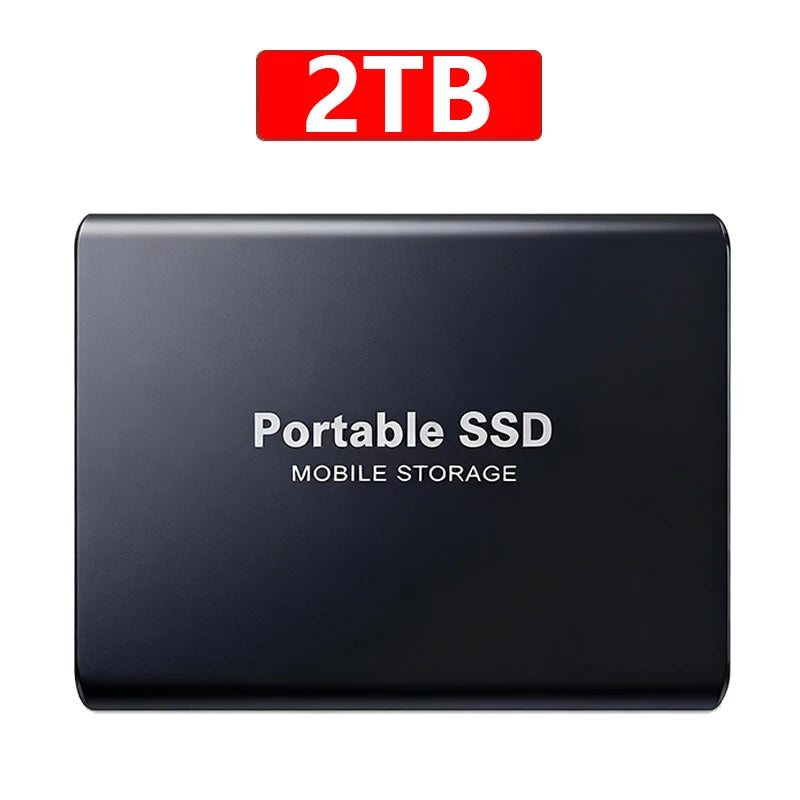 🚀 Portable SSD 1TB–16TB External Hard Drive – USB 3.1 Type-C High-Speed Solid State Drive for Phone, Laptop & Mac 💾⚡