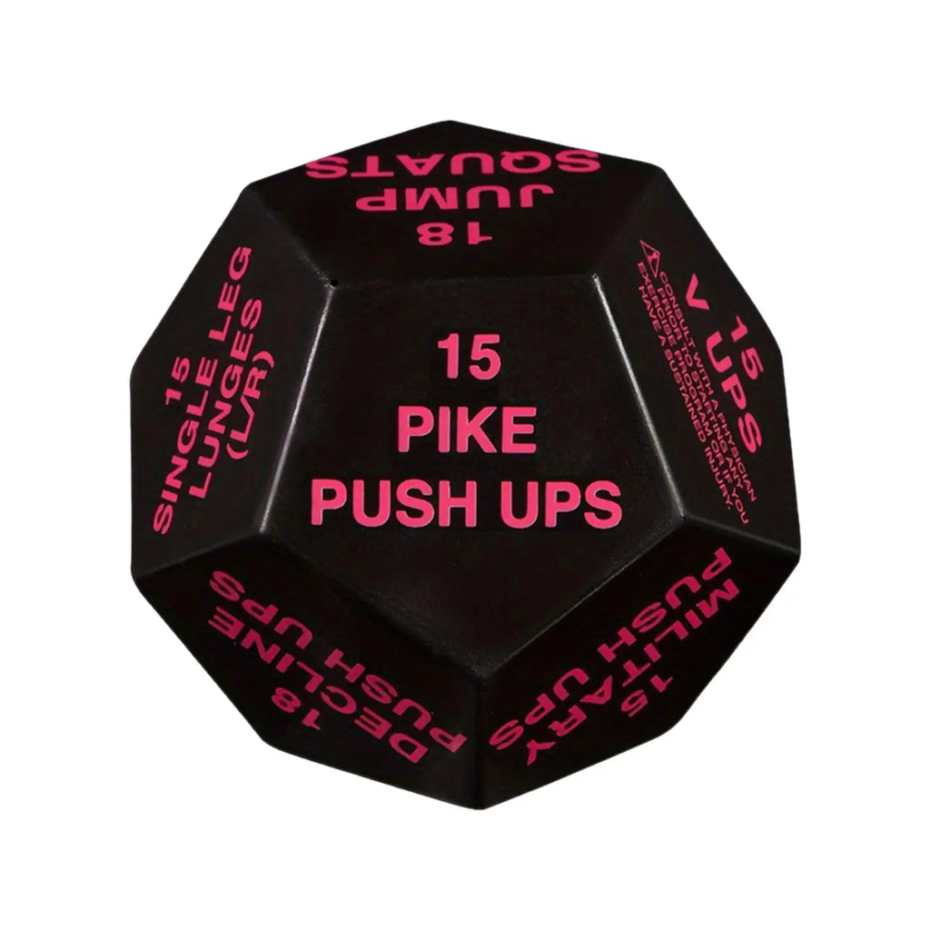 Cardio Plyometrics Stretching Workout Dice