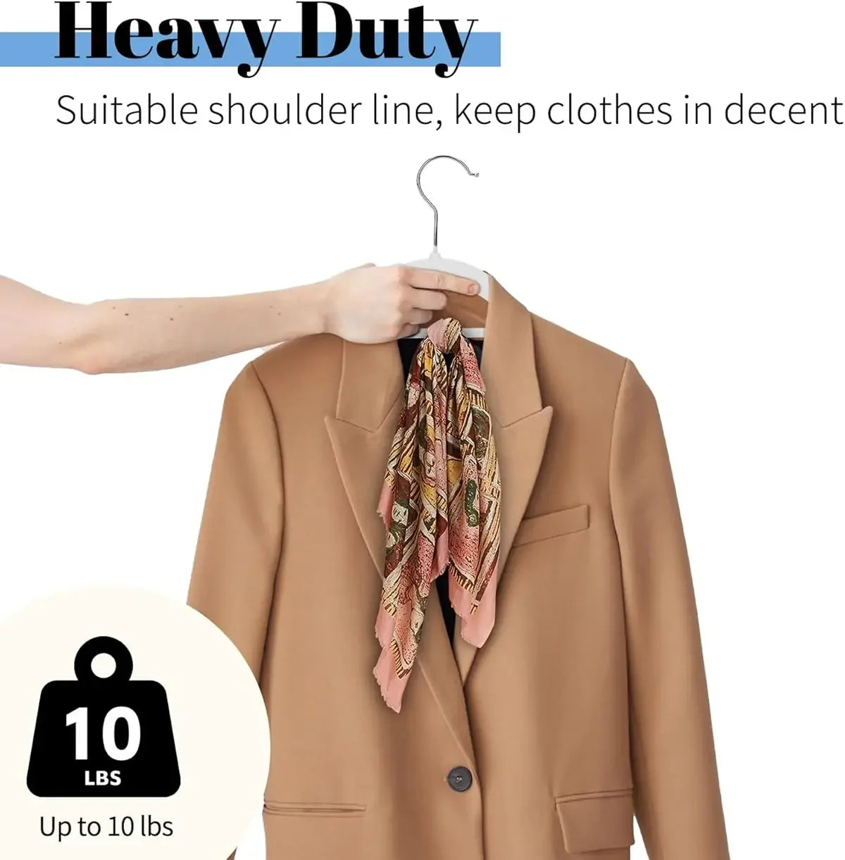 👗✨ 10pcs High-End Velvet Clothes Hangers | Non-Slip Flocked Felt Solid Hangers 🖤 | Heavy-Duty Slim Wardrobe Hangers