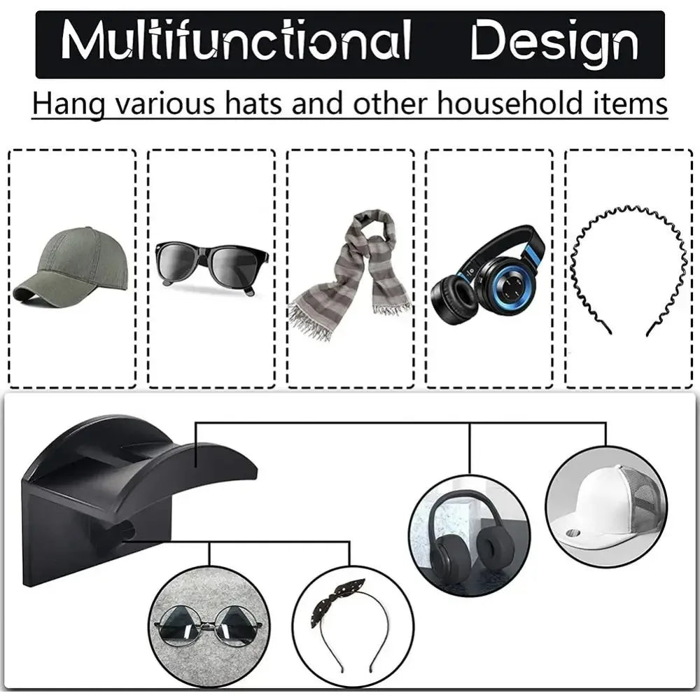 🧢✨ Drill-Free Baseball Cap Storage Box – Portable Hat Organizer (2/4/8/10 PCS)