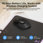 🖱️⚡ Rapoo MT760L / MT760M Multi-Mode Rechargeable Wireless Mouse – 4000 DPI