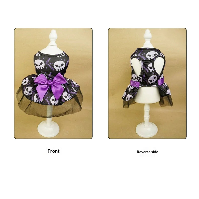 Halloween Witch Costume Set – Cape & Hat for Cats & Dogs