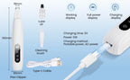 Portable Dog Paw Trimmer with LED Light – Cordless Nail Grinder for Pets