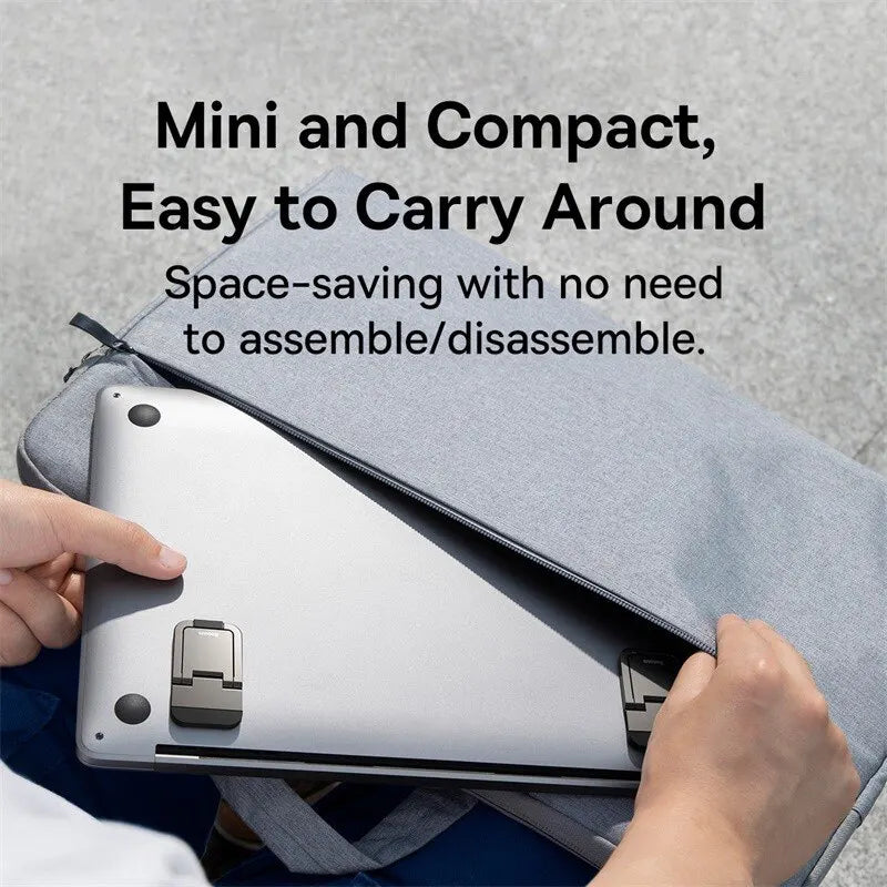 💻📐 Baseus Foldable Laptop Stand – Adjustable Portable Cooling Riser