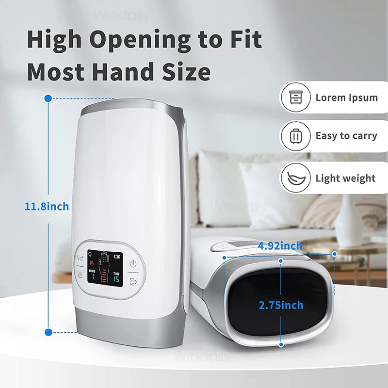 2025 Electric Wireless Hand Massager with Heat & Air Compression