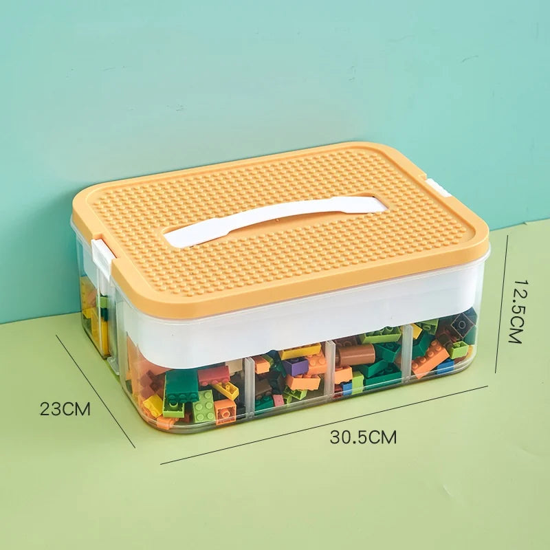🧱✨ Kids Building Block Storage Box | 1 / 2 / 3 Layer Adjustable Toy Organizer 📦 | Classified Sundries Container for Small Toys & Accessories