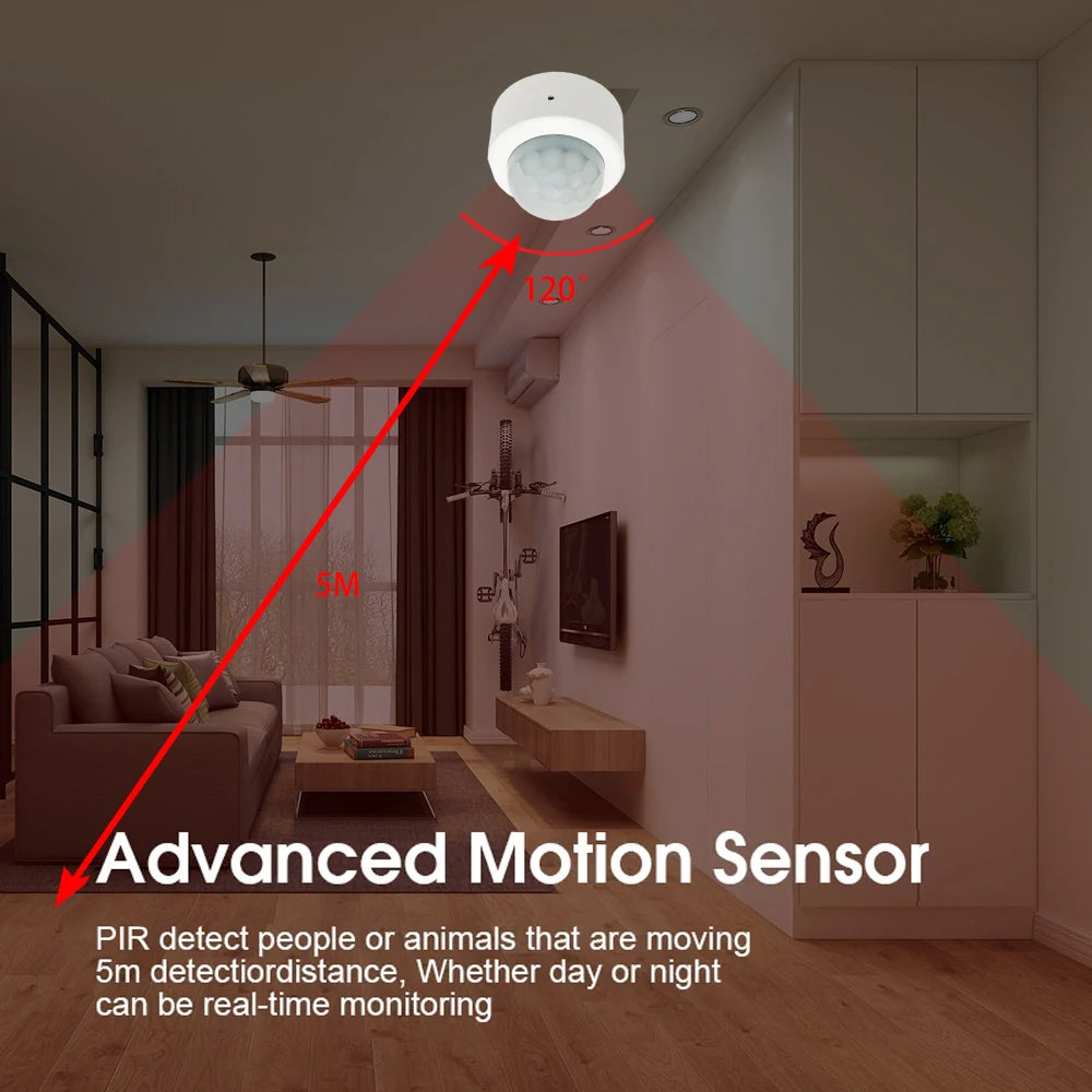 🚶‍♂️✨ Tuya Zigbee 3.0 Motion Sensor | PIR + Lux Detection Smart Infrared Sensor 🔐 | Human Body Anti-Theft Security Detector