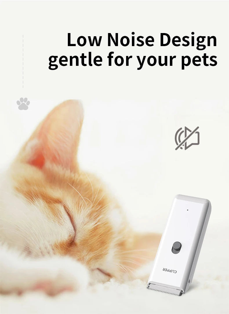 Mute Electric Pet Grooming Clippers for Kittens & Puppies