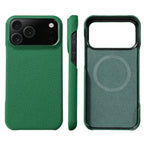 Luxury Lychee Cowhide Leather MagSafe Case for iPhone 17 / 16 / 15 Series