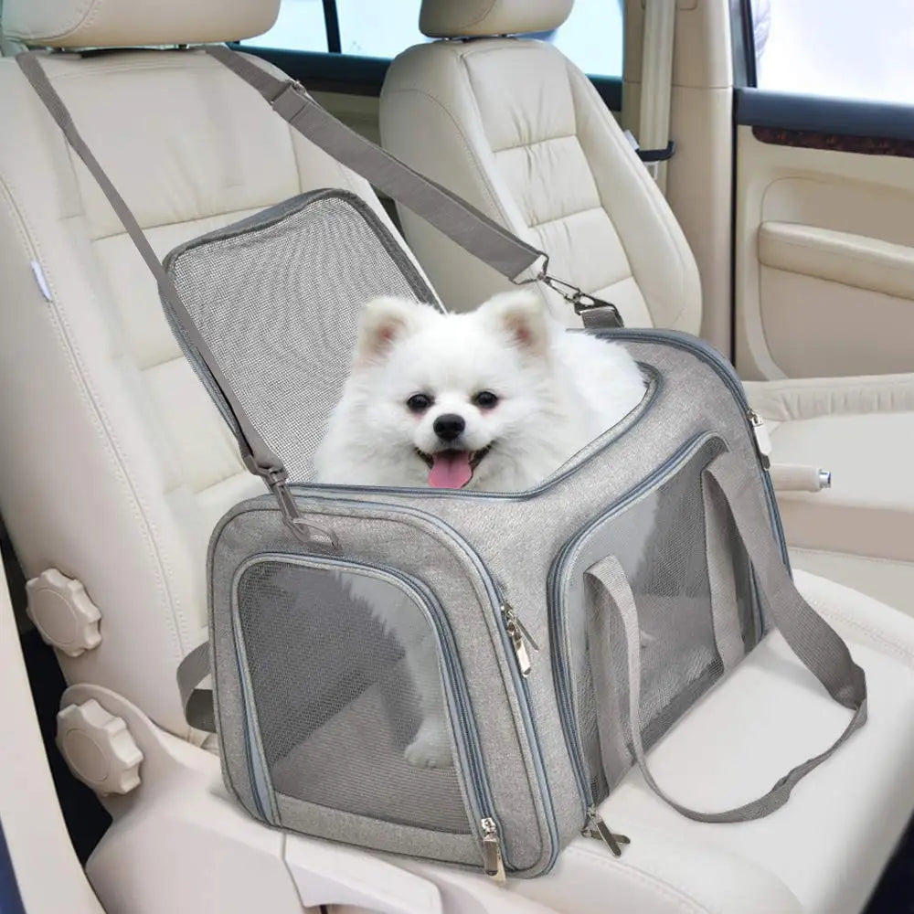 Soft Pet Carrier Backpack – Small Dog & Cat Travel Bag