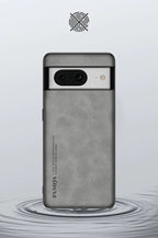 Sheepskin Leather Silicone Bumper Case for Google Pixel Series