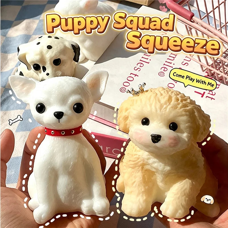Realistic Squirrel Squishy Toy – Soft TPR Fast-Rebound Fidget