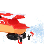 Mini Wireless Remote-controlled Boat High-speed Racing Boat High Speed Remote Control Speedboat Electric Waterproof RC Boat