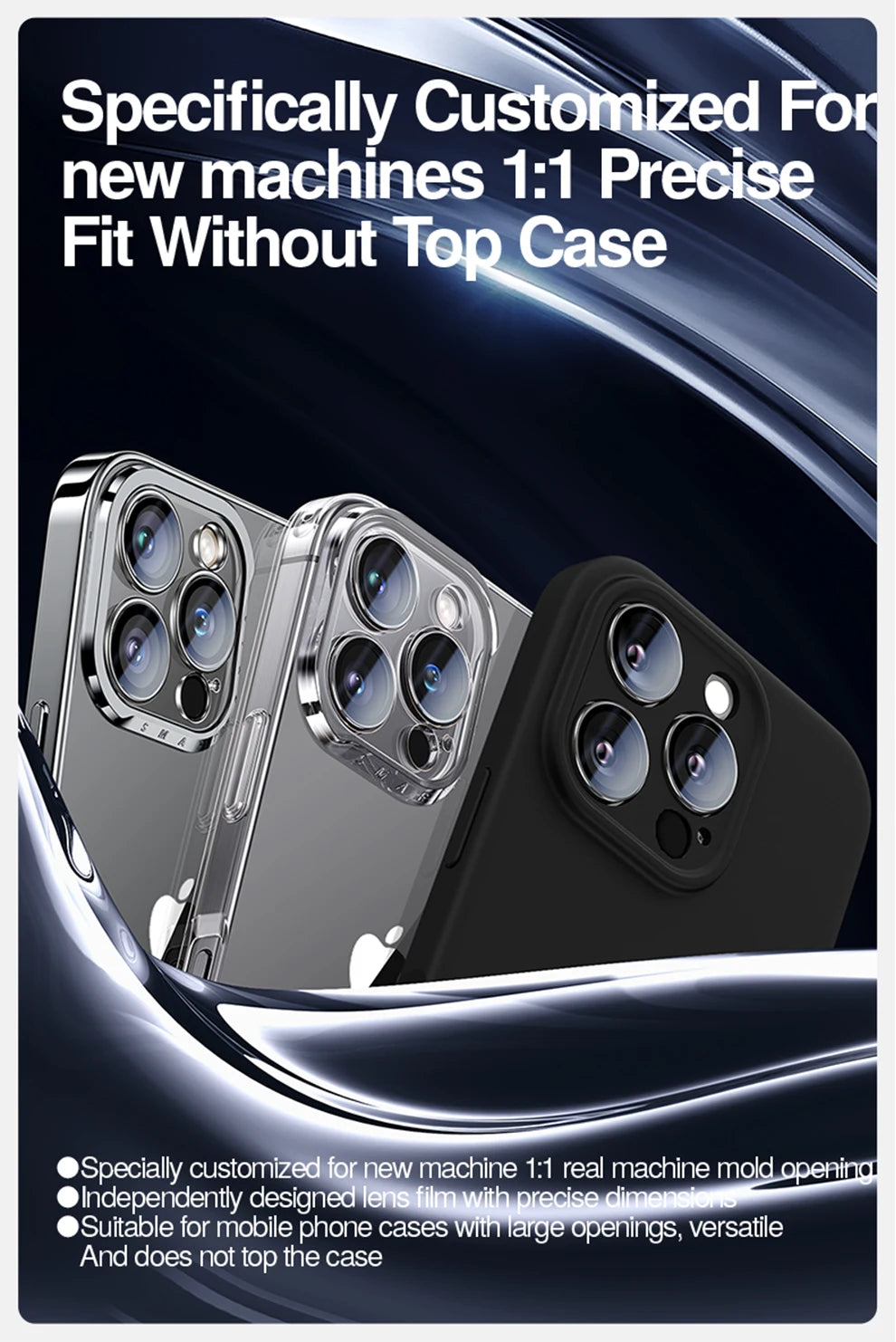 SmartDevil Camera Lens Glass Protector for iPhone 17 / 16 Pro Max