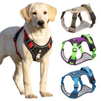 🐕🛡️ Reflective Tactical Dog Harness – 1680D Waterproof Vest