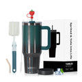 WATERSY 30oz / 40oz Insulated Tumbler – Stainless Steel Travel Mug with Handle & Straw 💧✨