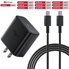 45W Super Fast Charger For Samsung Galaxy S25 S24 S23 S22 Ultra S21 Plus Note 20 USB C to C Fast Charging Data Cable Accessories