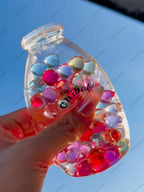 Geometric Milk Bottle Squishy Stress Ball – ASMR Sensory Fidget Toy