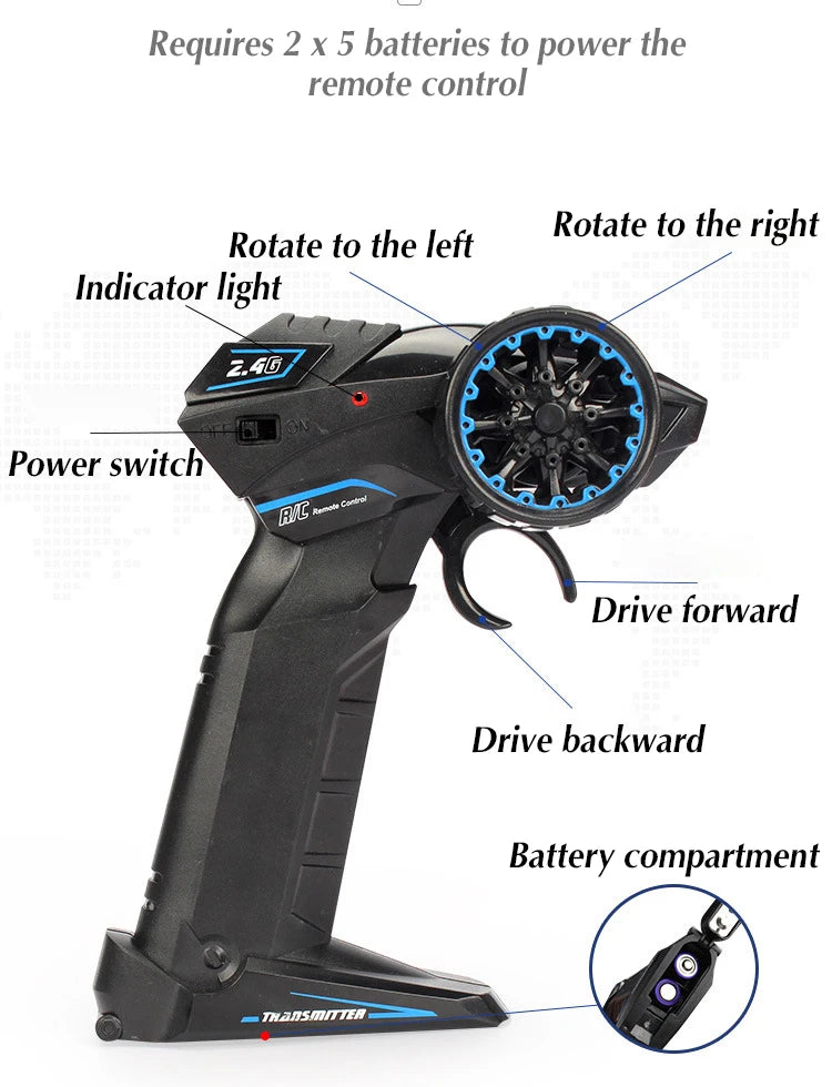 1/10 RC Motorcycle 4CH Drift Racing High Speed Remote Control Motorcycles 35 Meters Electric Off-Road Model Toys for Boys Child