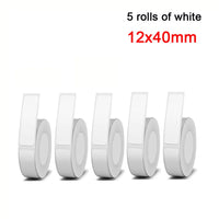5 rolls of white
