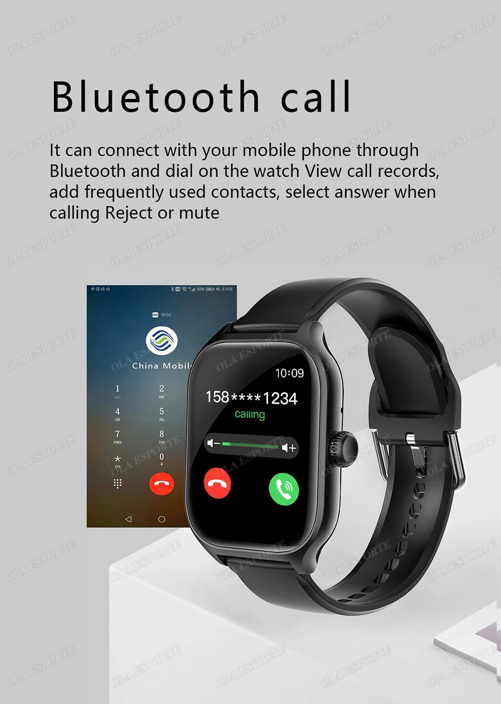 1.83" HD Smart Watch – Bluetooth Call & Sports Mode for Android & iOS