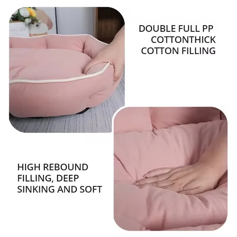 🛋️🐾 Large Pet Sofa Bed – Winter Warm Dog & Cat Sleeping Cushion