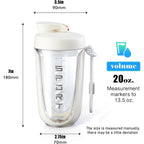 🥤💎 Premium Protein Shaker 590ml / 20oz – Leakproof Tritan BPA Free
