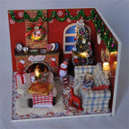 DIY Christmas Snowman Cottage Miniature Kit