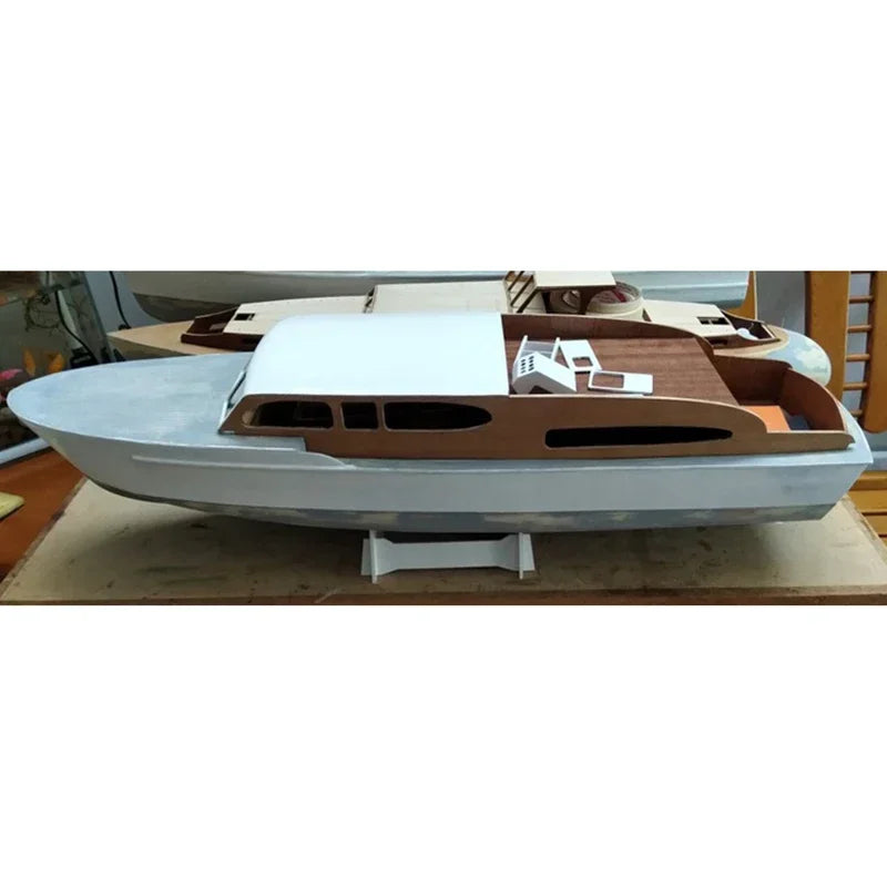Catalina Yacht Model Basswood Laminate Processing Upgrade Version RC Boat Kit Simulation Assembly Kit