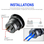 12V/24V Fast Charge USB Socket – 54W PD USB‑C + Dual QC3.0 Ports | Marine, Motorcycle, Truck & Car Power Outlet