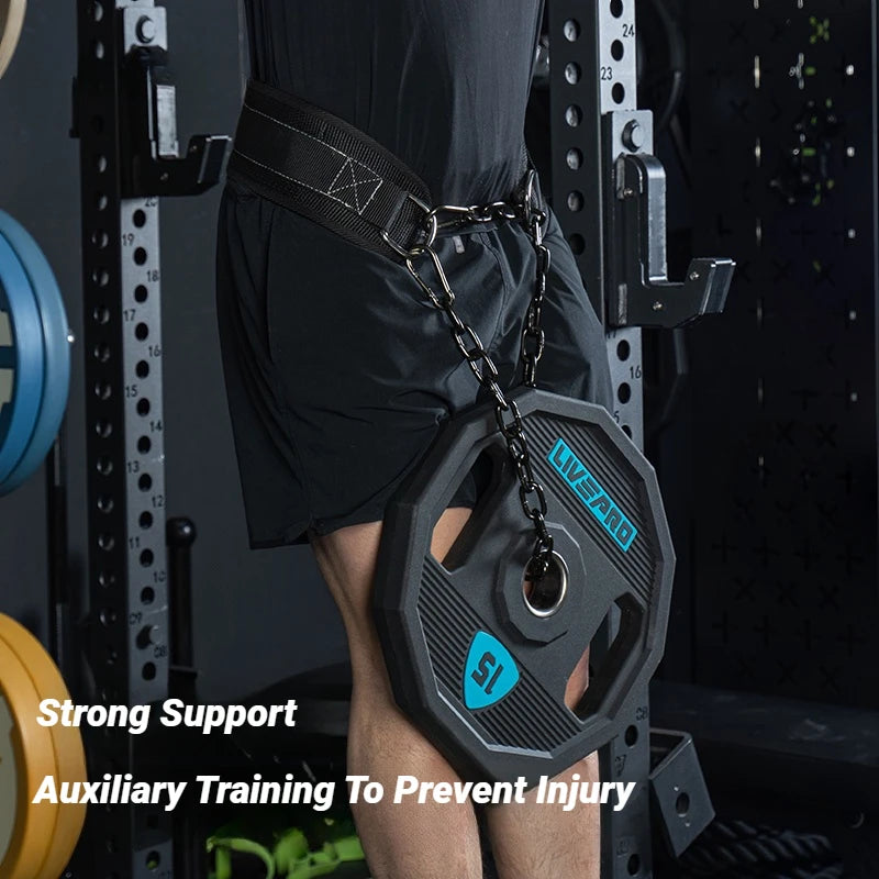🏆 Premium Weighted Dip Belt with Chain – Build Real Upper Body Power