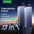 💻🚀 UGREEN 13-in-1 USB-C Hub – Triple Display 4K60Hz Dock