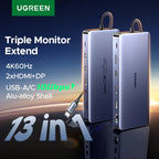 💻🚀 UGREEN 13-in-1 USB-C Hub – Triple Display 4K60Hz Dock