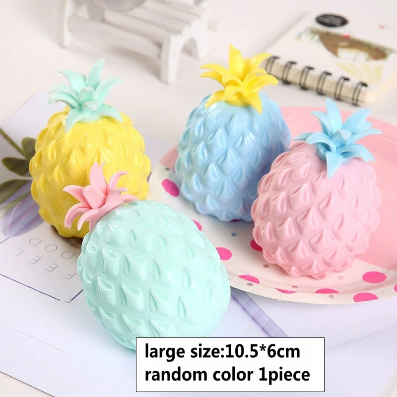 Pineapple Water Bead Squishy Toy – Soft Squeeze Sensory Fidget