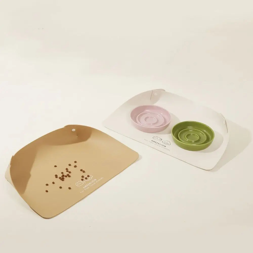 Pet Supplies PU Leather Pet Anti Spill Placemat Waterproof Oil Resistant Dog Food Pad Anti Slip Pet Feeding Mat Drinking Feeding