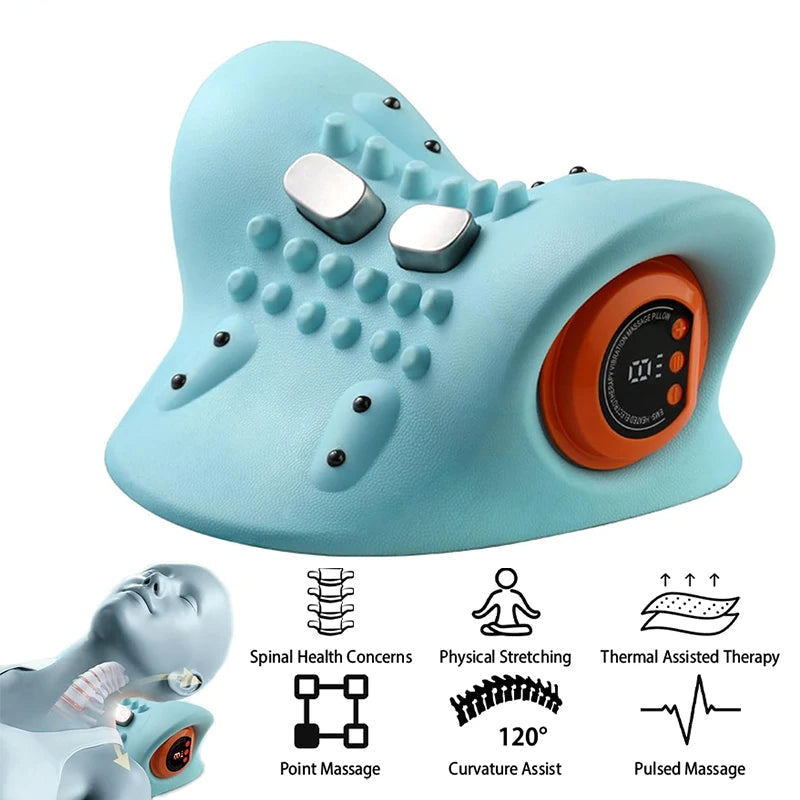 Electric Head Acupoint Massage Pillow