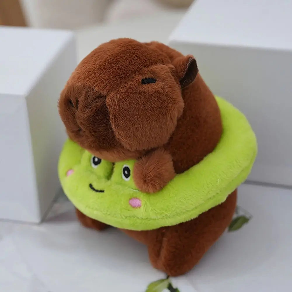 🦫🪽 Cute Capybara Plush Toy – Fluffy Anime Stuffed Animal with Hoodie & Wings | Small Simulation Doll Gift