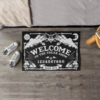 Gothic Witch Welcome Doormat – Mystical Halloween Rug