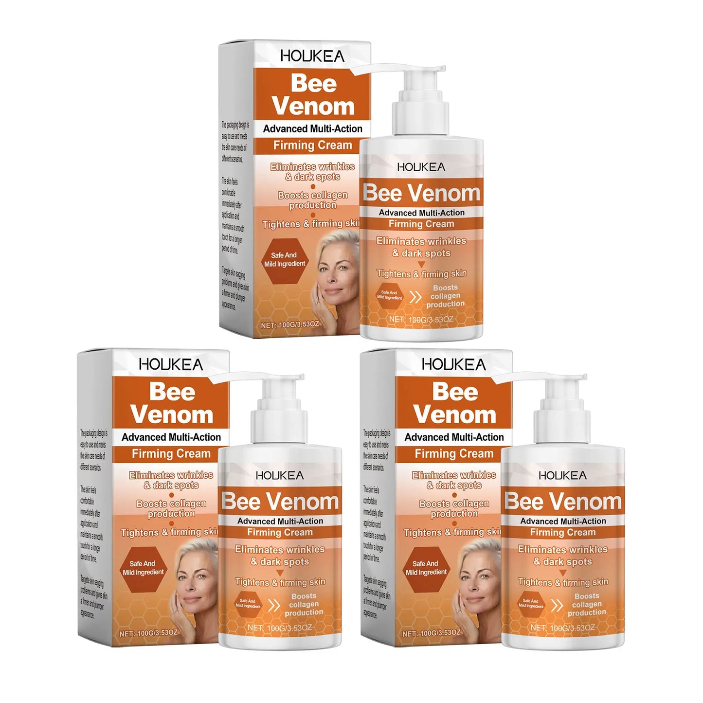 🐝✨ Bee Venom Firming Skin Tightening Cream – Body Lifting, Wrinkle-Reducing & Moisturizing Lotion