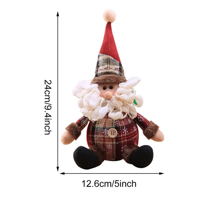 Christmas Doll Ornament – Festive Holiday Table Décor