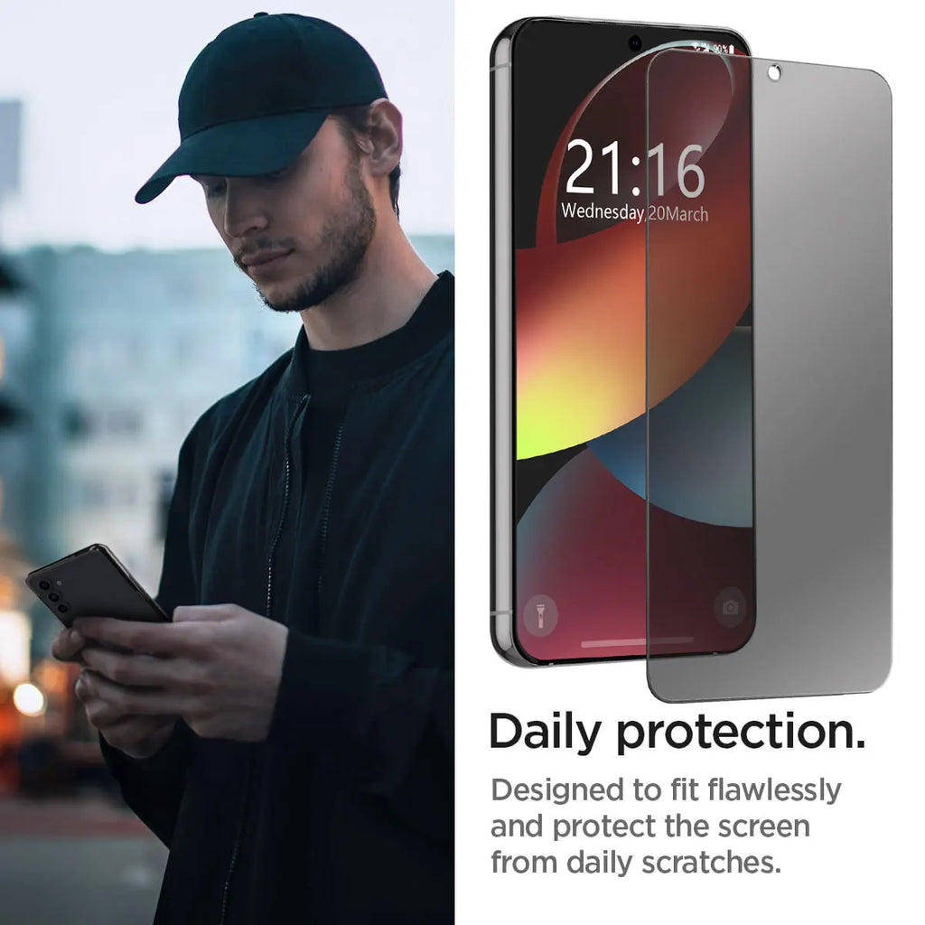 2-Pack Privacy Tempered Glass Screen Protector for Samsung Galaxy S22 Series