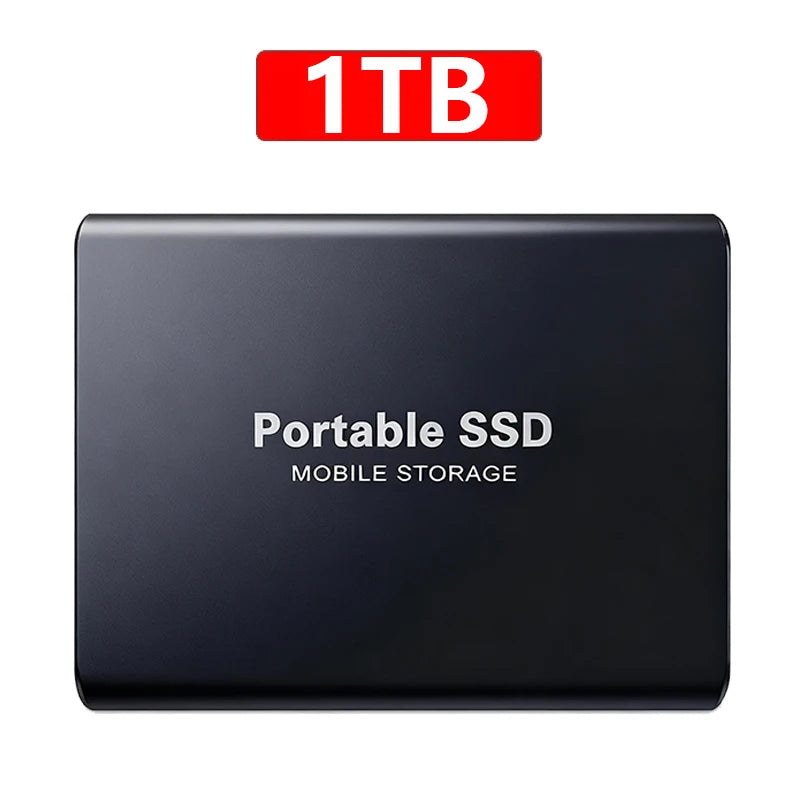 🚀 Portable SSD 1TB–16TB External Hard Drive – USB 3.1 Type-C High-Speed Solid State Drive for Phone, Laptop & Mac 💾⚡