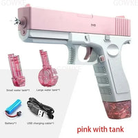 pink with tan