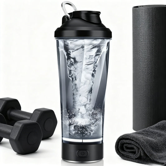 ⚡🥤 Detachable Electric Protein Shaker Cup – USB Rechargeable